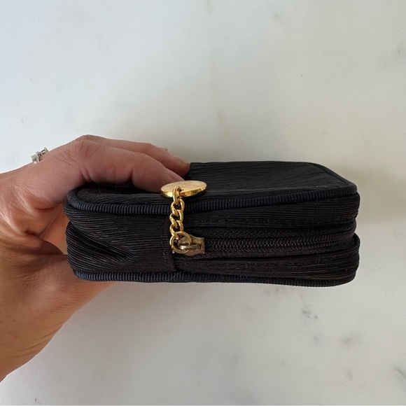 YSL Black Cosmetic Pouch Vintage - Picture 8 of 15